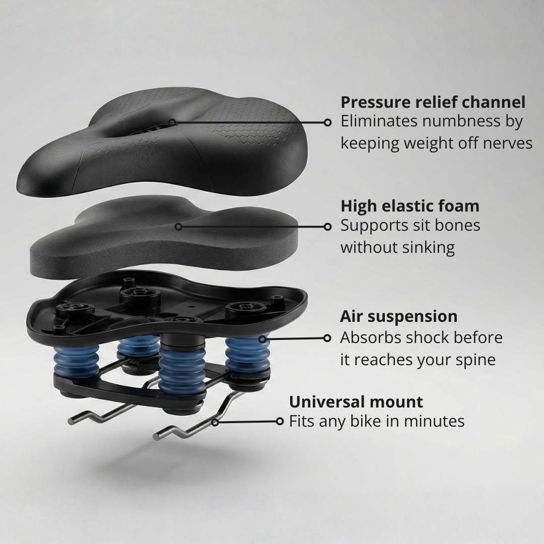 Ascent Bycicle Saddle 2.0